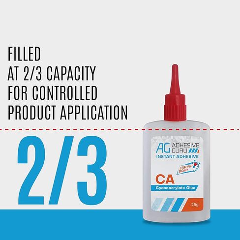 Adhesive Guru CA Glue with Activator Woodworking (4.5 oz - 16.9 fl oz) Ca Glue for Woodworking, Cyanoacrylate Glue and Activator (1 Pack) in Saudi Arabia
