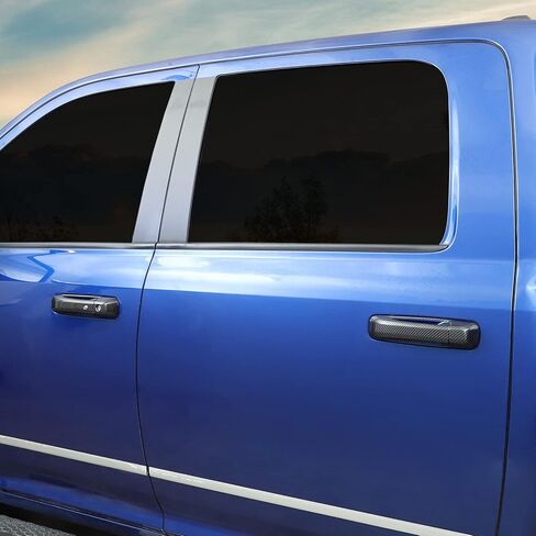 Hoolcar Exterior Door Handle Covers Outside Doorknob Cover for 2010-2017 Dodge Ram, Black in Saudi Arabia