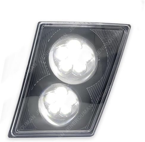 لمصابيح الضباب VNL LED المتوافقة مع 2003-2017 فولفو VNL VN Haul Truck مصابيح الضباب زوج مصابيح النهار الجري اليسار واليمين in Kuwait