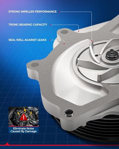 مضخة مياه محرك KAX متوافقة مع Honda Civic CR-V 2002-2006، لمضخات المياه البديلة Acura RSX 2002-2006 مع حشية in Kuwait