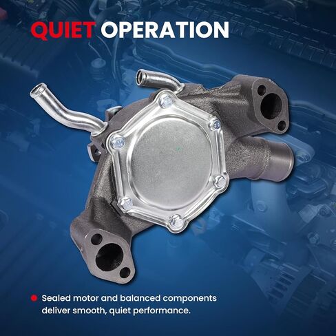 MOCA 130-1820 مضخة مياه للمحرك تناسب 96-05 لسيارة شيفروليه أسترو V6 4.3L، 99-13 لسيارة GMC Sierra 1500 V6 4.3L، 2000 لسيارة Isuzu Hombre V6 4.3L، 02-05 لسيارة Workhorse FasTrack FT1261 V8 5.7L in Kuwait
