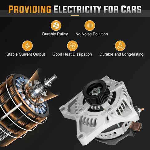 New Alternator Fit For 2007 2008 Ford Expedition, for 07 08 Lincoln Navigator 5.4L Replace VND0494 AND0494 400-52387R 400-52548R 104210-5630 in Saudi Arabia