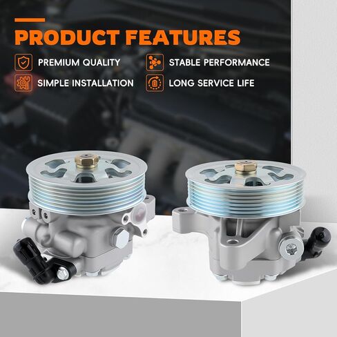 21-5419 مضخة توجيه كهربائية مع بكرة متوافقة مع Honda Accord 2006-2007 Element 2006-2011 CR-V 2002-2011 متوافقة مع Acura RSX 2002-2006 Acura TSX 2006-2008 in Kuwait