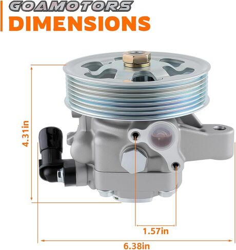 21-5419 مضخة توجيه كهربائية مع بكرة متوافقة مع Honda Accord 2006-2007 Element 2006-2011 CR-V 2002-2011 متوافقة مع Acura RSX 2002-2006 Acura TSX 2006-2008 in Kuwait