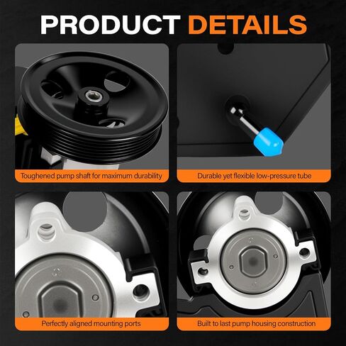 21-5419 Power Steering Pump Fits for Honda RSX CR-V TSL Accord Element 2.0L 2.4L l4 Replace OE 56110-PND-J01, 56110-PNB-A03, 56110-RBB-E02, 56110-PNB-A04, 56110-PZD-A02, 56110-PNB-A01 in Kuwait