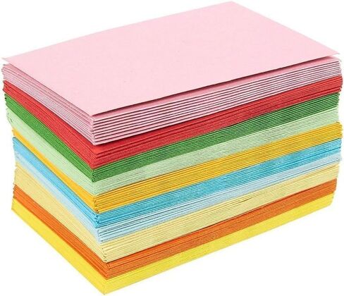 50 Pcs Mini Envelopes, 10 Colors Gift Card Envelopes, Perfect for Personalize Gift Cards, Birthday Party, Wedding or Thanks Giving Cards (4.5 x 3.2 Inches) in Saudi Arabia