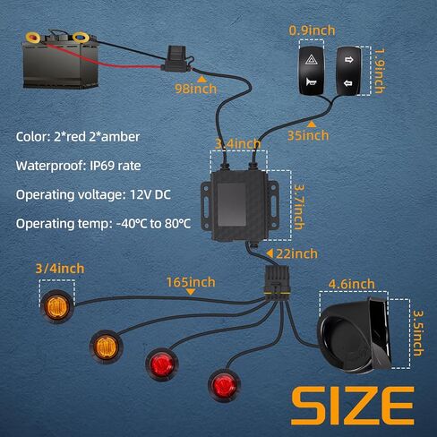 UTV Interior Dome Lights UTV Dome Light With Switch Roll Bar Mount Dome Light Battery Powered UTV Interior Lights fit UTV Polaris RZR ATV Can-Am Kawasaki Truck Car Off-road cab - white in Kuwait