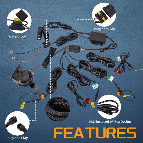 UTV Interior Dome Lights UTV Dome Light With Switch Roll Bar Mount Dome Light Battery Powered UTV Interior Lights fit UTV Polaris RZR ATV Can-Am Kawasaki Truck Car Off-road cab - white in Kuwait