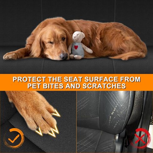 Front and Rear Seat Covers Compatible with 2019-2024 Dodge Ram 1500/2500/3500, Heavy Duty Neoprene Fabric in Kuwait