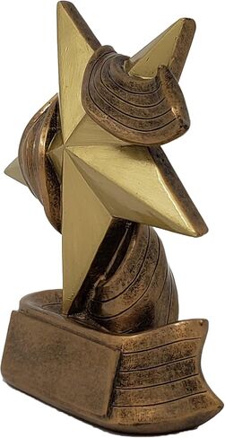 جائزة Decade Awards الذهبية - جائزة النجمة الذهبية المحفورة خصيصًا للنجاح الأكاديمي، وتقدير الموظفين، وإنجازات الشباب، وجائزة مسابقة الأعمال - قم بالتخصيص الآن (طولها 5 أو 7 بوصات) in Kuwait