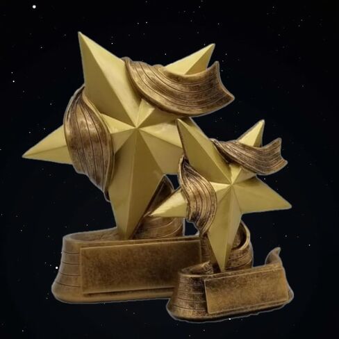 جائزة Decade Awards الذهبية - جائزة النجمة الذهبية المحفورة خصيصًا للنجاح الأكاديمي، وتقدير الموظفين، وإنجازات الشباب، وجائزة مسابقة الأعمال - قم بالتخصيص الآن (طولها 5 أو 7 بوصات) in Kuwait