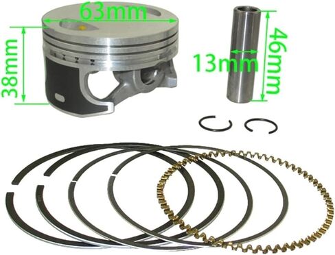 Motor Wrist Pin 13mm YX 180cc 63mm Piston Ring Wrist Pin Kit For 2 Valve Engine Pit Dirt Motor Bike in Saudi Arabia