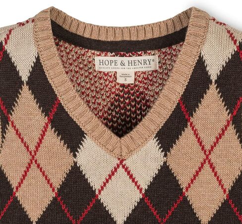 Hope & Henry Boys' V-Neck Sweater Vest in Kuwait