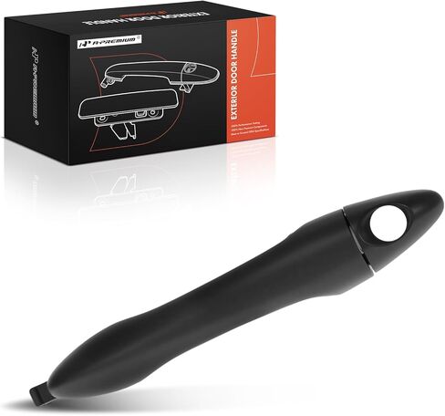 A-Premium Front Left Driver Side Exterior Door Handle with Keyhole Compatible with Kia Forte 2014-2018, Forte Koup 2014-2017, Primed Black in Saudi Arabia