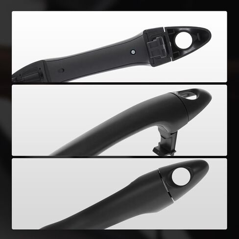 A-Premium Front Left Driver Side Exterior Door Handle with Keyhole Compatible with Kia Forte 2014-2018, Forte Koup 2014-2017, Primed Black in Saudi Arabia