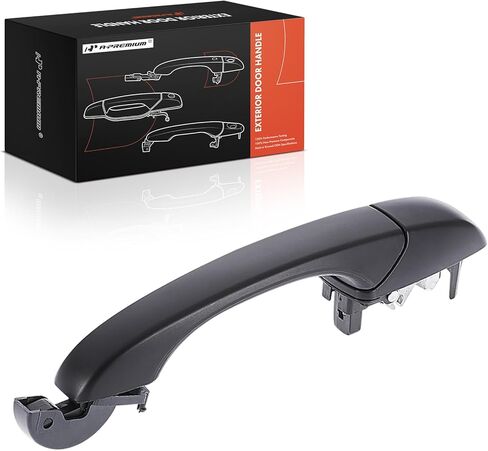A-Premium Rear Left or Right Side Exterior Door Handle Compatible with Dodge Grand Caravan 2008-2020 & Chrysler Town & Country 2008-2016 & Volkswagen Routan 2009-2012 & Ram C/V 2012-2015, Primed Black in Saudi Arabia