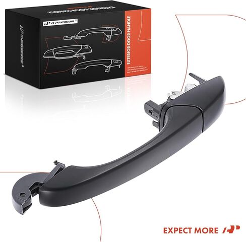 A-Premium Rear Left or Right Side Exterior Door Handle Compatible with Dodge Grand Caravan 2008-2020 & Chrysler Town & Country 2008-2016 & Volkswagen Routan 2009-2012 & Ram C/V 2012-2015, Primed Black in Saudi Arabia