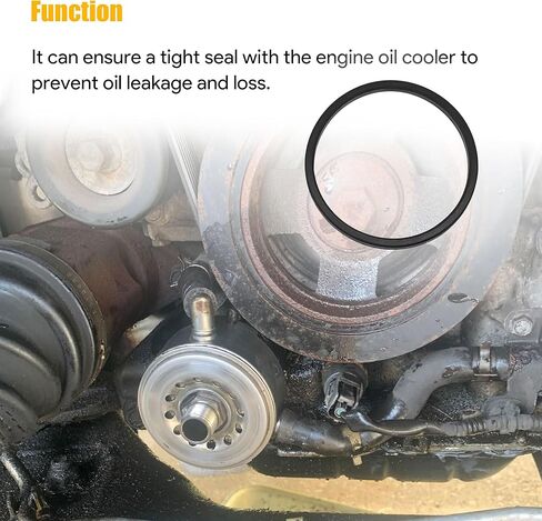 حشية مبرد زيت المحرك مبرد الزيت حشية مانعة للتسرب مناسبة لنيسان 350Z لإنفينيتي G35 FX35 QX56 تيتان استبدال #21304-JA10A 21304-JA11A in Kuwait