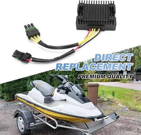 278001554 Voltage Regulator Rectifier Replacement for Sea-Doo GSX RFI 800 1999 2000 Replacement for Sea-Doo GTI RFI 800 2004 Replace 278001241 in Saudi Arabia