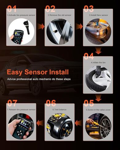مستشعر TPMS للبرمجة المسبقة Malibu 2008-2015 / Sierra Sliverado 2007-2019 / Escalade Tahoe Yukon Suburan 2007-2020 /Enclave 2008-2017 Fit 315MHz Vehicle #GM OEM 13598771 in Kuwait