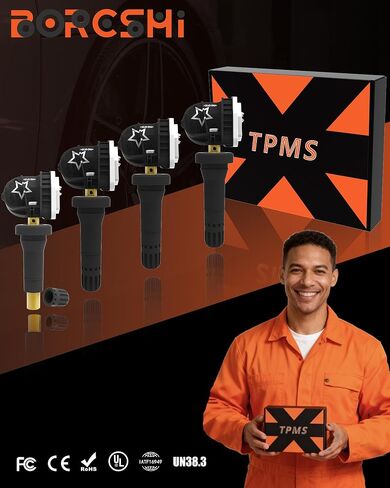 مستشعر TPMS للبرمجة المسبقة Malibu 2008-2015 / Sierra Sliverado 2007-2019 / Escalade Tahoe Yukon Suburan 2007-2020 /Enclave 2008-2017 Fit 315MHz Vehicle #GM OEM 13598771 in Kuwait