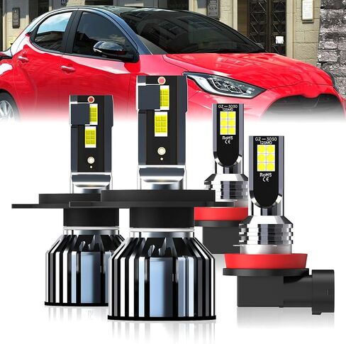 For 2014-2020 Dodge Durango light Bulbs, 9005 High Beam 9005 Low Beam H11 Fog Light License Plate Lights Combo, 8PCS in Kuwait