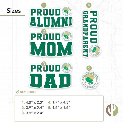 Desert Cactus Ball State University Cardinals Sticker Vinyl Decal Laptop Water Bottle Car Scrapbook (Family Full Sheet) in Saudi Arabia