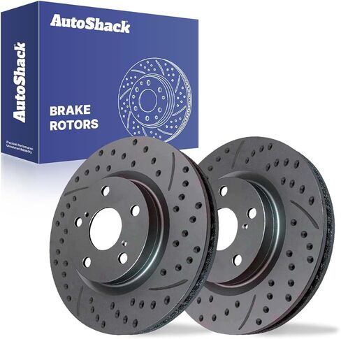 AutoShack 12.01" (305 mm) Front Vented Brake Rotors Replacement for 2018-2024 Toyota Camry 2019-2024 Toyota RAV4 2019-2025 Lexus ES350 2019-2024 Lexus UX250h 2-PC Set in Saudi Arabia