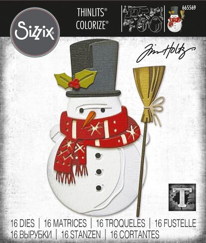 Sizzix Thinlits Die Set 16PK Winston, Colorize by Tim Holtz, 665569 in Saudi Arabia