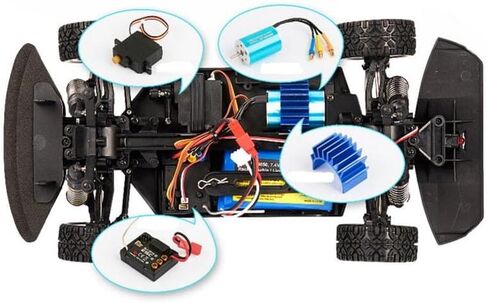 RC سيارة فرش السيارات تحويل مجموعة ترقية جزء ل SG1603/1604 UDI/RC1601/UDI/RC1602 ملحقات ألعاب التحكم عن بعد in Kuwait