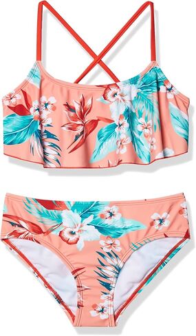 Kanu Surf Girls' Karlie Flounce Bikini Beach Sport 2 Piece Swimsuit in Kuwait