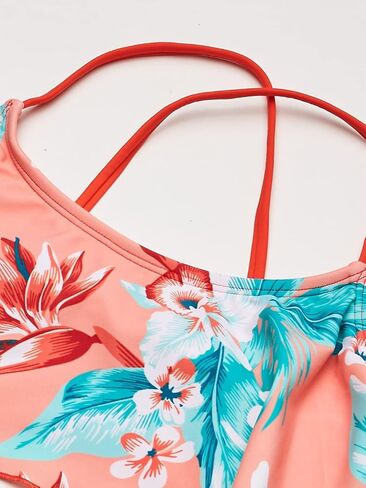 Kanu Surf Girls' Karlie Flounce Bikini Beach Sport 2 Piece Swimsuit in Kuwait