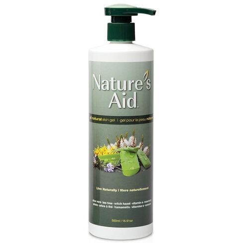 جل البشرة الأصلي من Nature's Aid بخلاصة الصبار للبشرة الجافة والمتقشرة والمصابة بالحكة | حب الشباب في الوجه، البقع البنية، تونر ومنظف | حروق الشمس | الطفح الجلدي | لدغات ولسعات الحشرات | الحلاقة والشمع والليزر in Saudi Arabia