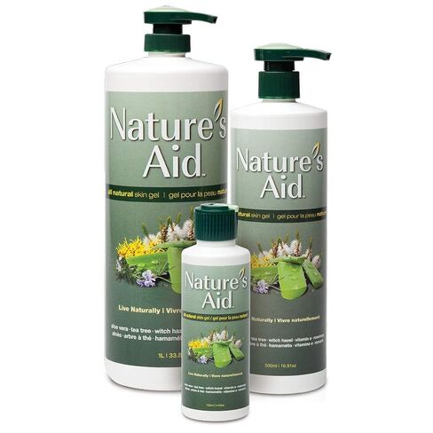 جل البشرة الأصلي من Nature's Aid بخلاصة الصبار للبشرة الجافة والمتقشرة والمصابة بالحكة | حب الشباب في الوجه، البقع البنية، تونر ومنظف | حروق الشمس | الطفح الجلدي | لدغات ولسعات الحشرات | الحلاقة والشمع والليزر in Saudi Arabia