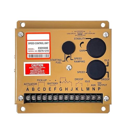 ESD5500E Generator Governor Speed Controller Engine Actuator Magnetic Speed Sensor DC Motor Control Board Genset Parts(ESD5500E Copy) in Saudi Arabia