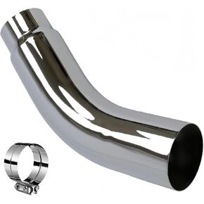 5 Inch Exhaust Elbow Tip with a Clamp, Chrome Structure, 5'' Inlet 6'' for Pickups, Trucks and Cars(Enhanced version) WH56B in Saudi Arabia