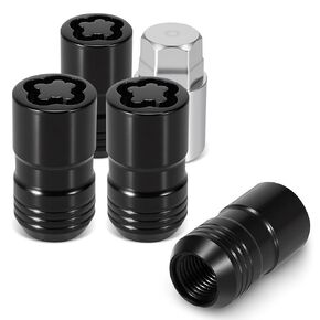 Wheel Locks Lug Nuts M14 x 1.50 Compatible with T-oyota T-undra, F-ord F-150, A-cura MDX, G-rand C-herokee, C-hevrolet S-ilverado, G-MC Y-ukon, C-adillac E-Scalade, D-odge R-AM and Other Vehicles in Saudi Arabia