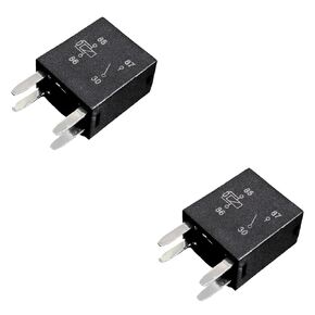 1R1056 2 قطعة مرحل بداية متوافق مع شيفروليه سيلفرادو 1500 2500 Hd 3500 إكوينوكس كوبالت ماليبو إمبالا تاهو ليمتد إكسبريس ترافيرس 03-17، 12 فولت 25 أمبير 4 دبوس، AR176 DR1068 12088567 in Kuwait