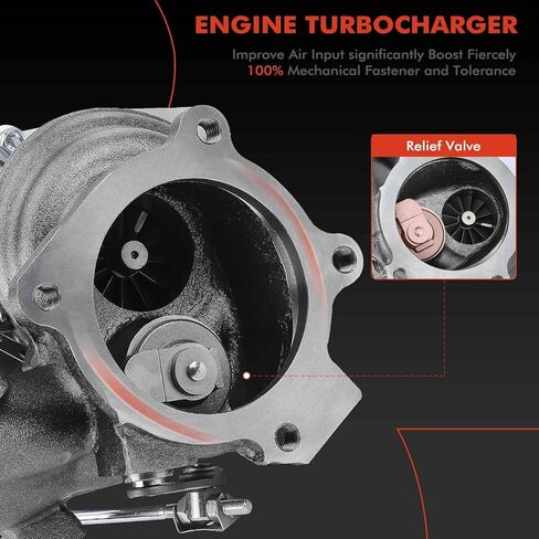 A-Premium Complete Turbocharger Turbo Kit with Gasket Compatible with Buick Regal 2011-2013, Verano 2013-2016 & Chevrolet Cobalt HHR 2008-2010 & Pontiac Solstice 07-09 & Saturn Sky 07-10, 2.0L, K04 in Saudi Arabia