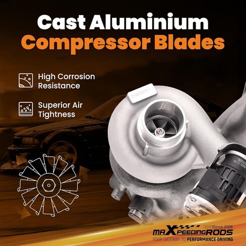 شاحن توربيني maXpeedingrods TD04HL4S-04H لسيارة Hyundai 2.0L Sonata 2011-2014 Santa Fe Sport 2013-2016، لسيارة Kia Optima Sportage مع محرك Theta II، 282312G410، سلسلة VL الأساسية in Saudi Arabia