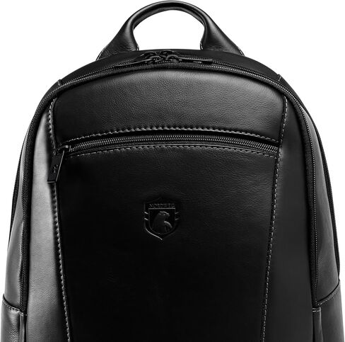 Nordweg Leather Laptop Backpack NW074B – Lightweight Daypack for Work, Travel & College – Fits Laptops up to 15.6" (Brown) in Saudi Arabia