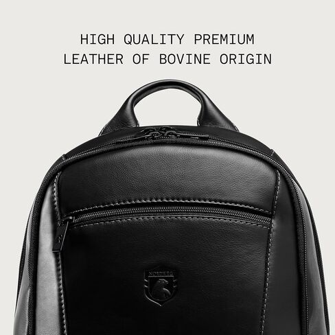 Nordweg Leather Laptop Backpack NW074B – Lightweight Daypack for Work, Travel & College – Fits Laptops up to 15.6" (Brown) in Saudi Arabia