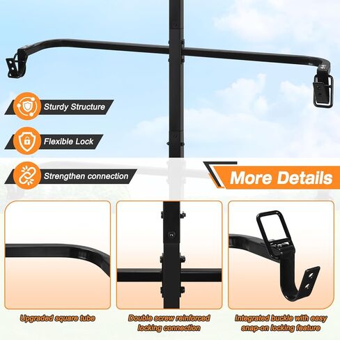 3 Place Weed Eater Rack, Mount On Landscape Truck Trailer Enclosed Trimmer Rack Holder, Open and Enclosed Trailers Tool with Locks, Wall Mounted Lawn Equipment Accessories, Carbon Black in Saudi Arabia