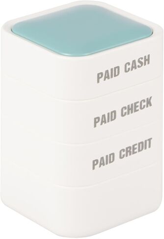 3-in-1 Paid Cash/Paid Check/Paid Credit Stamps in Full for Office, Pre Inked & Self Inking Rubber Finance Stamp Hand for Efficient Bookkeeping, Ordering, Accounting Work Business Management in Saudi Arabia