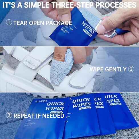 Alloda Shoe Cleaner, Rich Foam Clean 80Pairs, Suede Shoe Cleaner, Leather Cleaner, Sneaker Cleaner Kit, Shoe Cleaning Kit with Brush Towel, (clear) in Kuwait