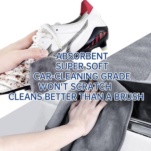 Alloda Shoe Cleaner, Rich Foam Clean 80Pairs, Suede Shoe Cleaner, Leather Cleaner, Sneaker Cleaner Kit, Shoe Cleaning Kit with Brush Towel, (clear) in Kuwait