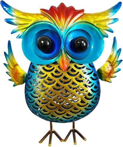 Cute Cat Owl Coin Bank Handicraft Art, Metal Cat Owl Coin Bank Decoration, Suitable for Bookshelves, Tables,Fireplaces, Room Decorations, Solving Your Coin Clutter Problem in Saudi Arabia