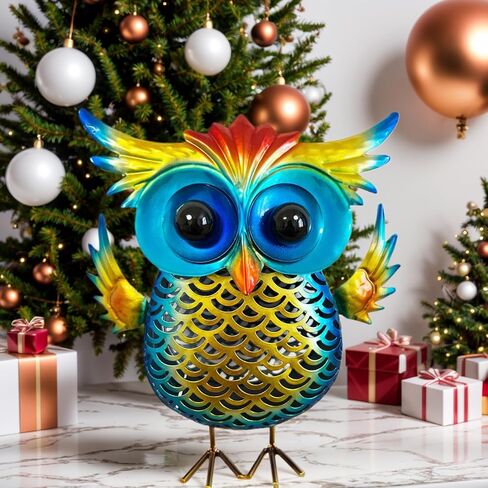 Cute Cat Owl Coin Bank Handicraft Art, Metal Cat Owl Coin Bank Decoration, Suitable for Bookshelves, Tables,Fireplaces, Room Decorations, Solving Your Coin Clutter Problem in Saudi Arabia
