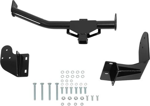 Class 3 Trailer Hitch 2" Receiver Compatible with 2019-2020 Hyundai Santa Fe Sport / 2016-2020 Kia Sorento Steel Rear Trailer Hitch Black 5000LBS in Saudi Arabia