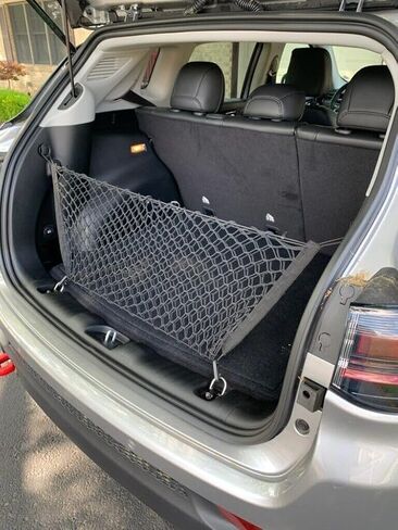 Rear Trunk Organizer Cargo Net for Jeep Patriot 2007-2017 – Envelope Style Cargo Net for SUV - Premium Mesh Elastic Car Trunk Organizer Vehicle Carrier Storage–Compatible with Patriot in Saudi Arabia